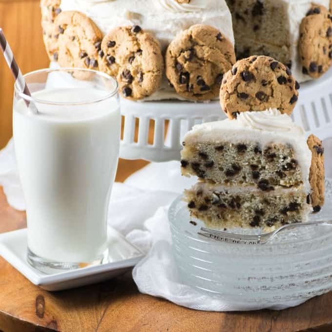 Milk and Cookies Cake