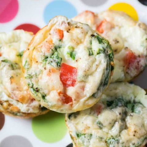 Cheesy Egg White Breakfast Cups