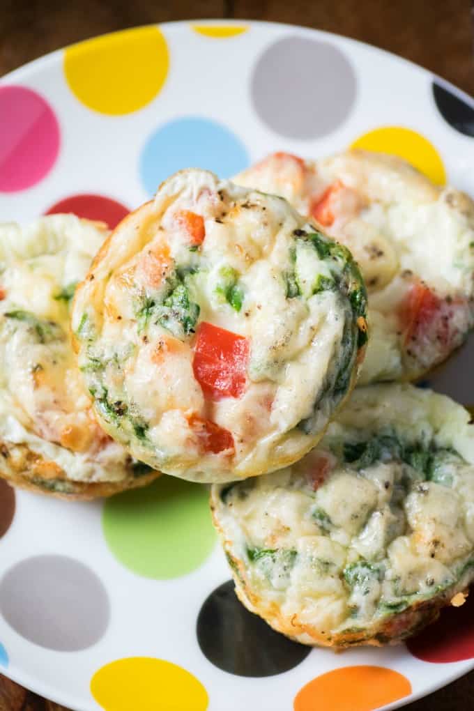 Cheesy Egg White Breakfast Cups