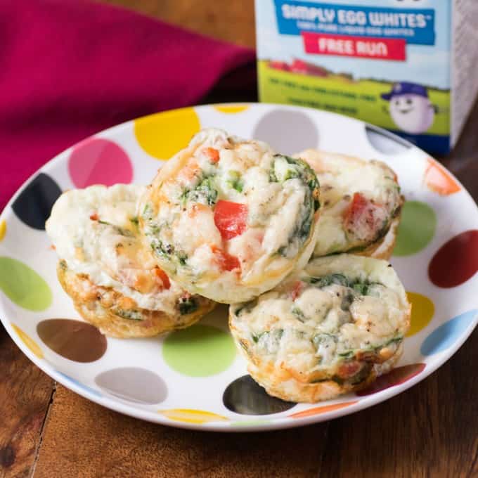 Cheesy Egg White Breakfast Cups