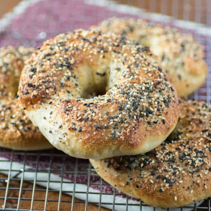 Homemade Everything Bagels