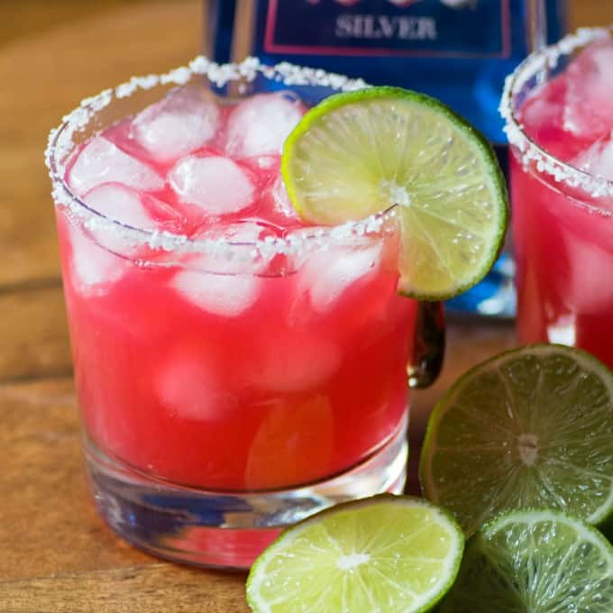 Rhubarb Margaritas