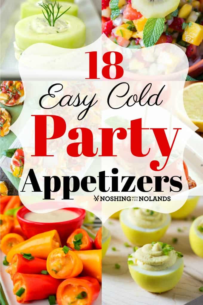 18 easy. Cold appetizers. Easy Cold.