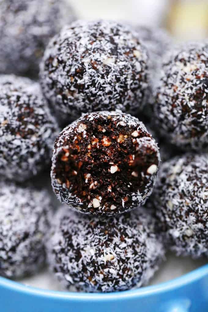 Chocolate Coconut Protein Balls will give you the energy ...