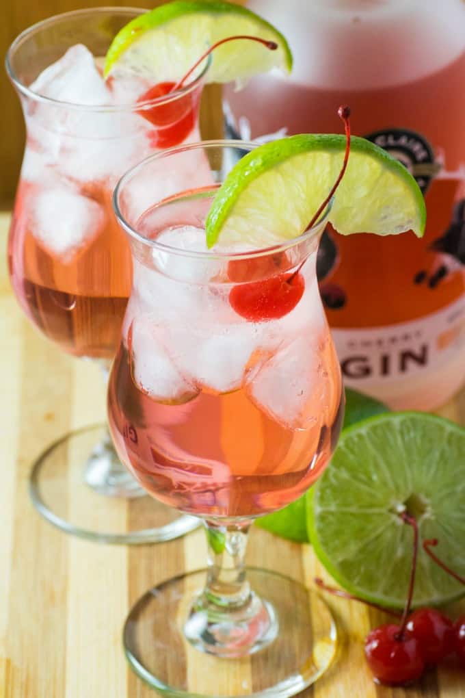 Cherry Gin & Tonic is a perfect cocktail for spring and summer ...