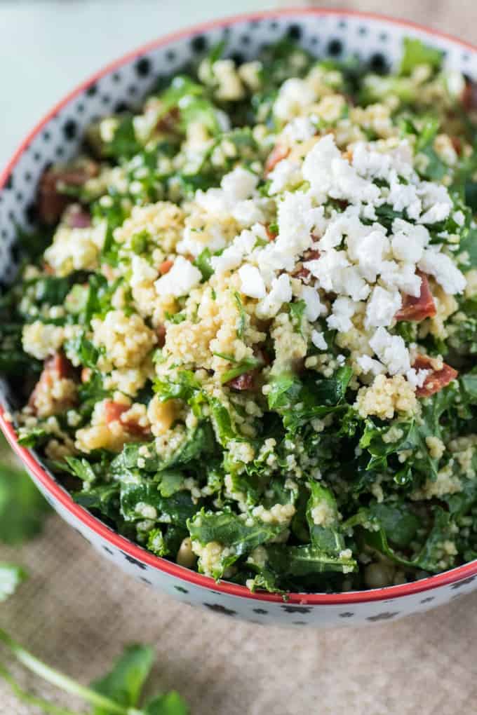 Kale, Cilantro and Chorizo Tabbouleh from Simply Citrus Cookbook