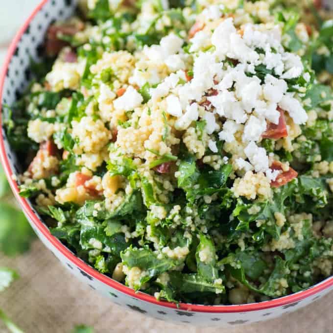 Kale, Cilantro, and Chorizo Tabbouleh