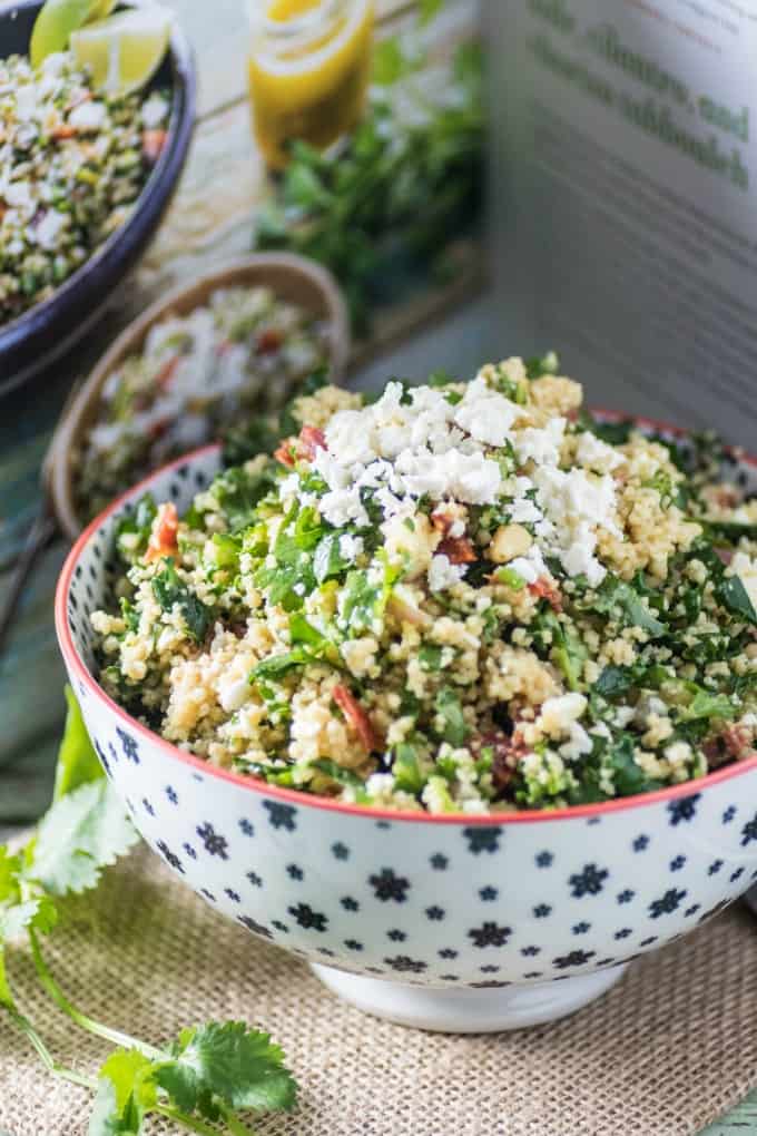 Kale, Cilantro, and Chorizo Tabbouleh