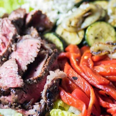 Mediterranean Steak Salad