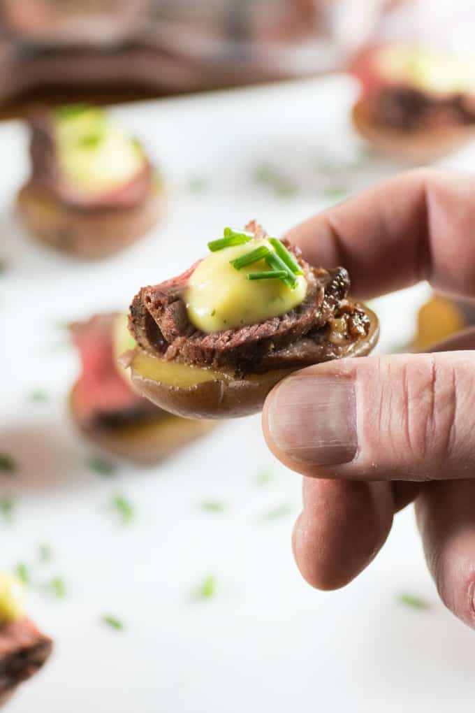 Mouthwatering Steak and Potatoes Appetizer