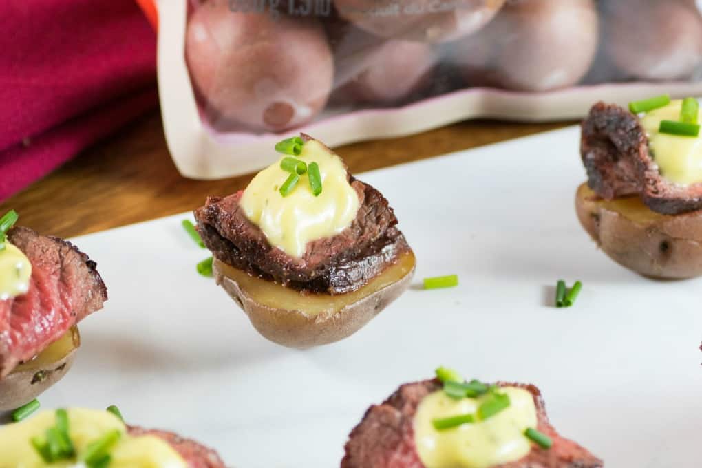 Mouthwatering Steak and Potatoes Appetizer