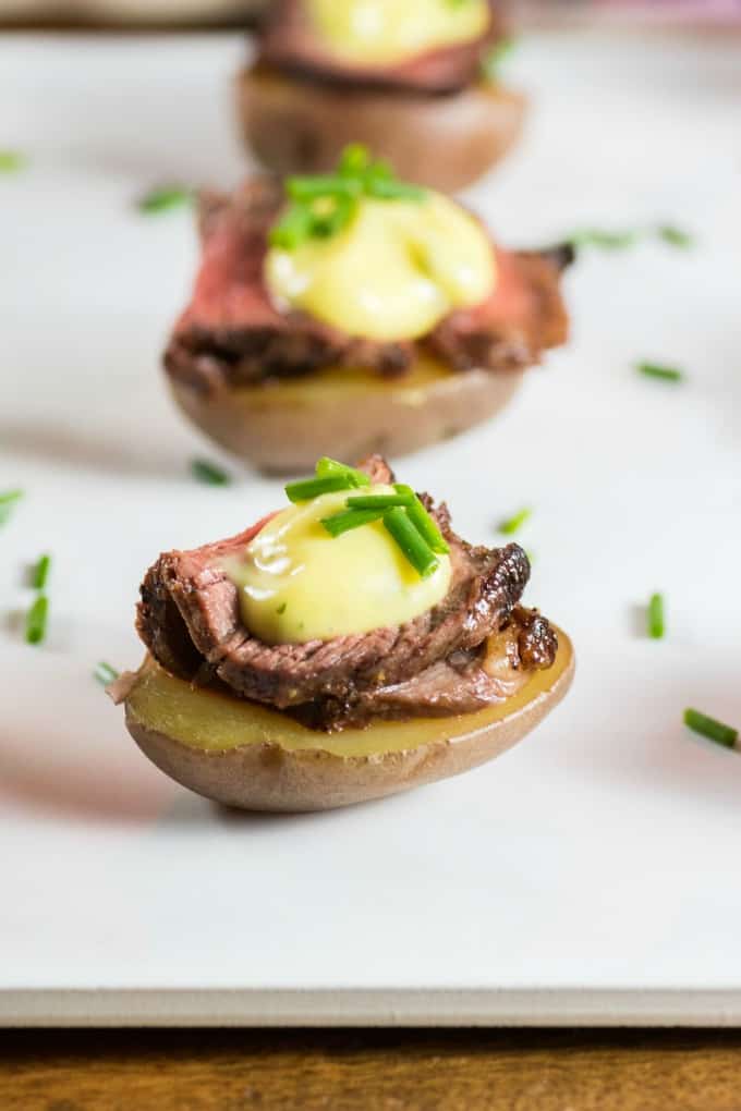Mouthwatering Steak and Potatoes Appetizer