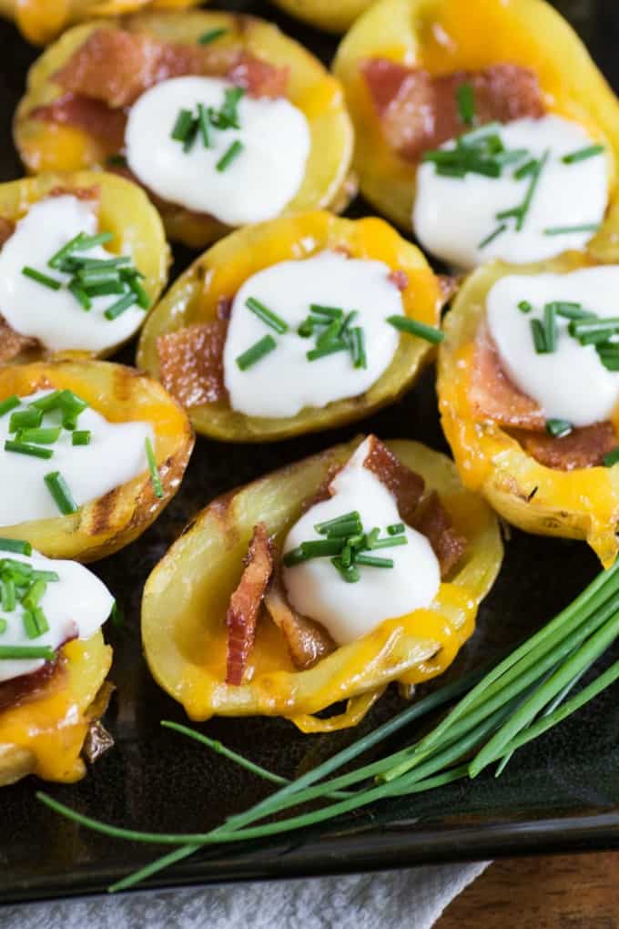 Grilled Little Potato Skins