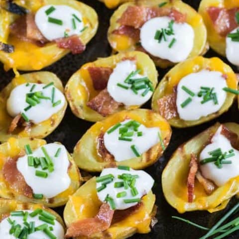 Grilled Little Potato Skins