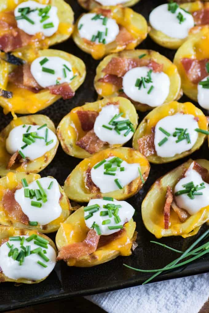 Grilled Little Potato Skins