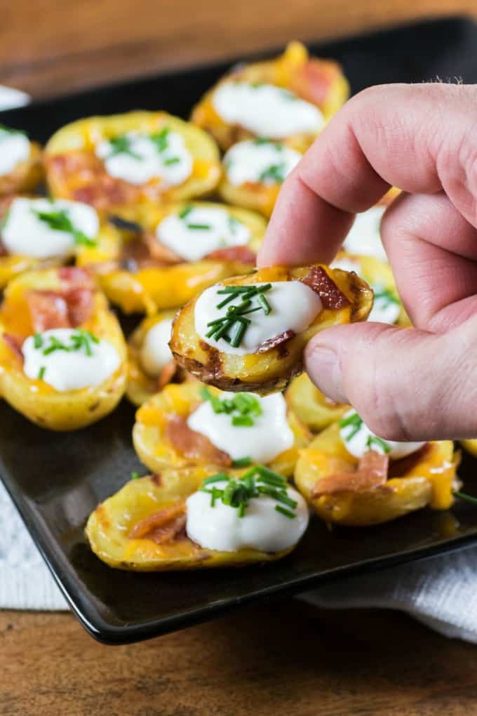 Grilled Little Potato Skins