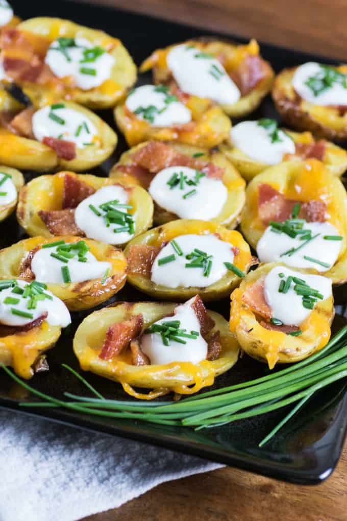 Grilled Little Potato Skins