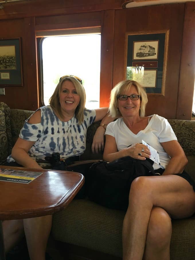 Inside Grand Canyon Railway Parlour Car