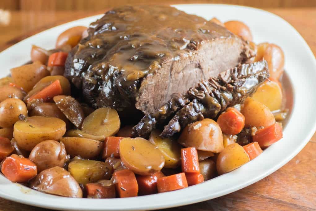 Pressure Cooker Pot Roast is a perfect family meal anyday of the week.