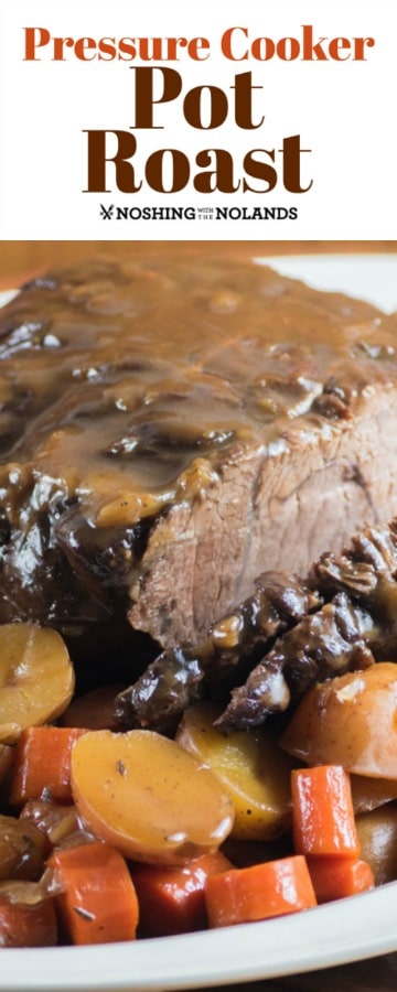 Pressure Cooker Pot Roast is so simple to make but is the best comfort meal you can have