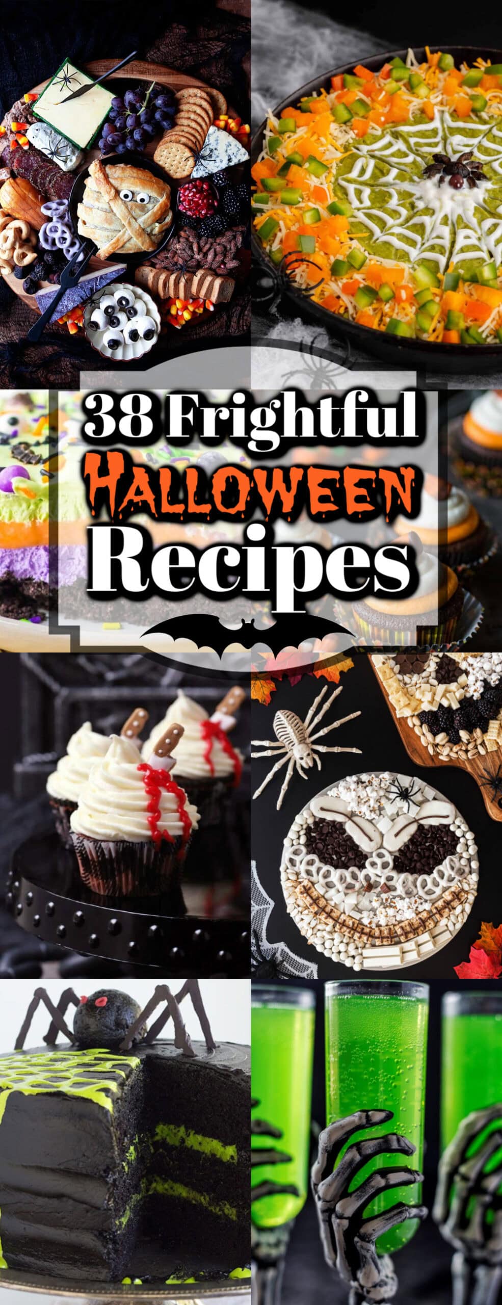 38 Frightful Halloween Recipes Pin. 