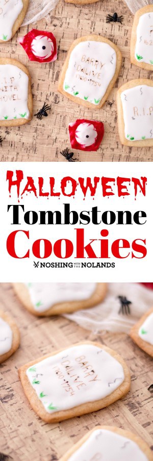 Halloween Tombstone Cookies are fun to make with the whole family. #Halloween #cookies #tombstones #easy #sugarcookies #royalicing 