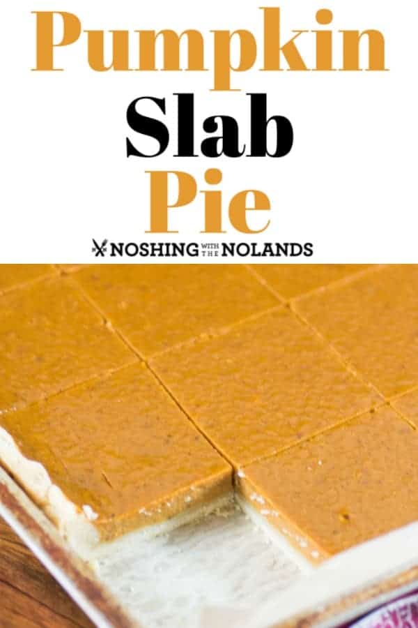 Pumpkin Slab Pie