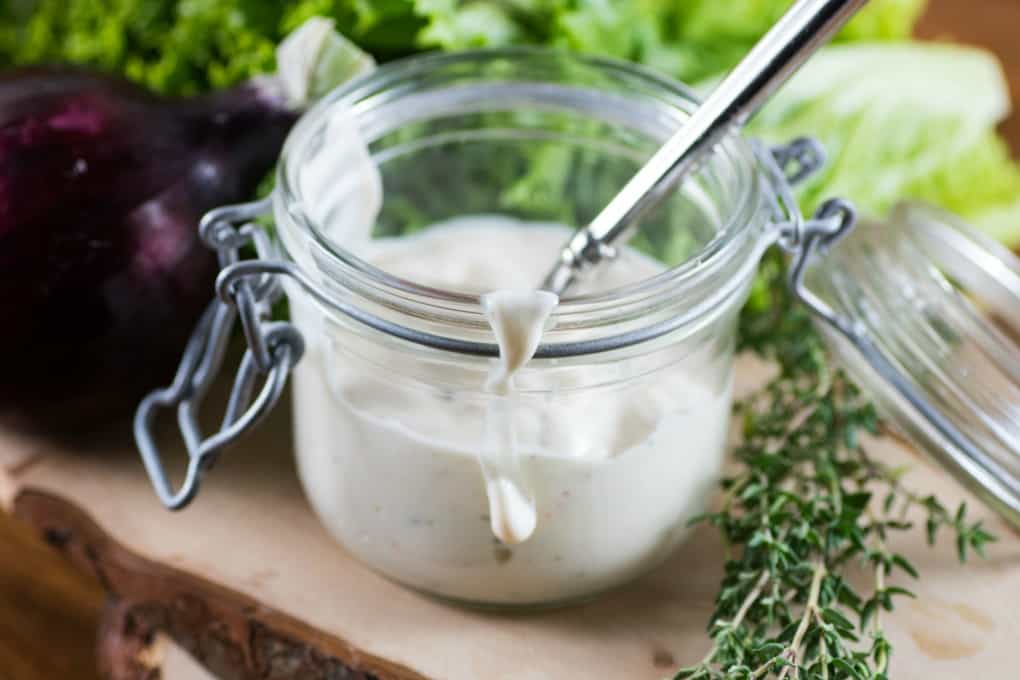 Buttermilk Ranch Dressing close up