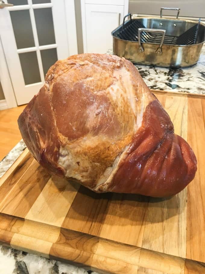 Whole ham on a board!