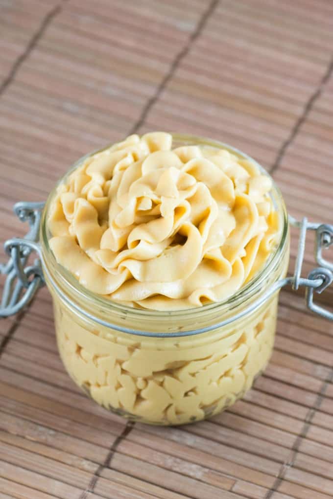 Jar of Salted Caramel Buttercream