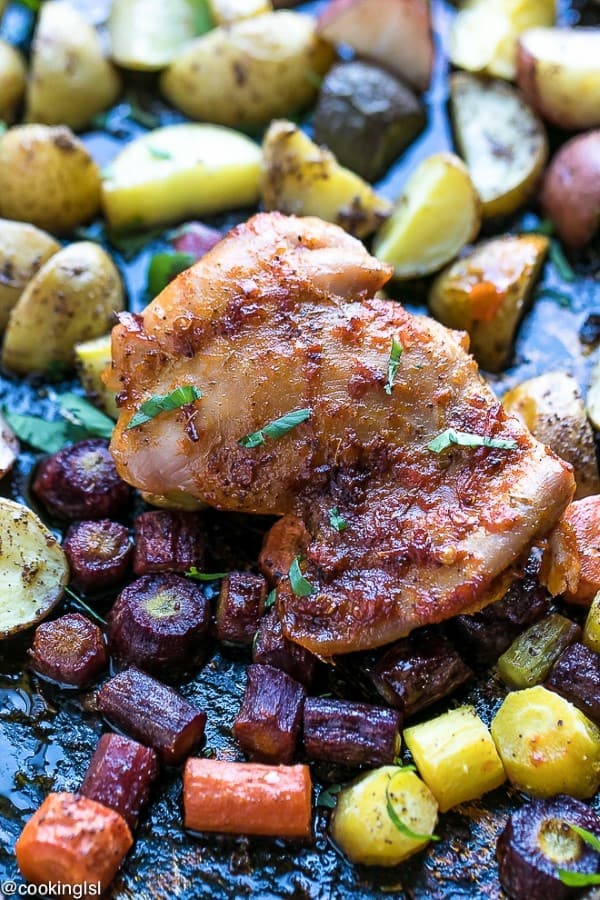 Sheet Pan chicken and vegetables