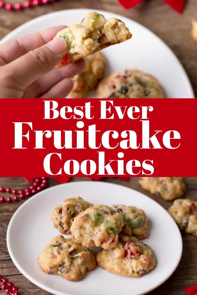 Best Ever Fruitcake Cookies Pin