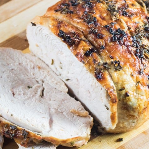 Herbed Butter Roast Turkey Breast