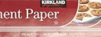 Kirkland Signature 587346 Parchment-1pk Non Stick Parchment, 1 Pack, Clear