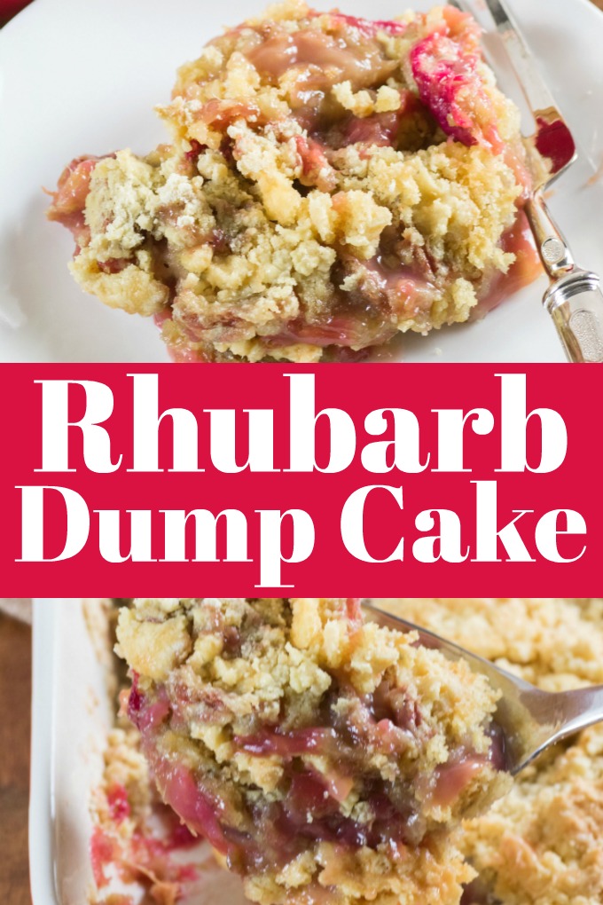 Rhubarb Dump Cake