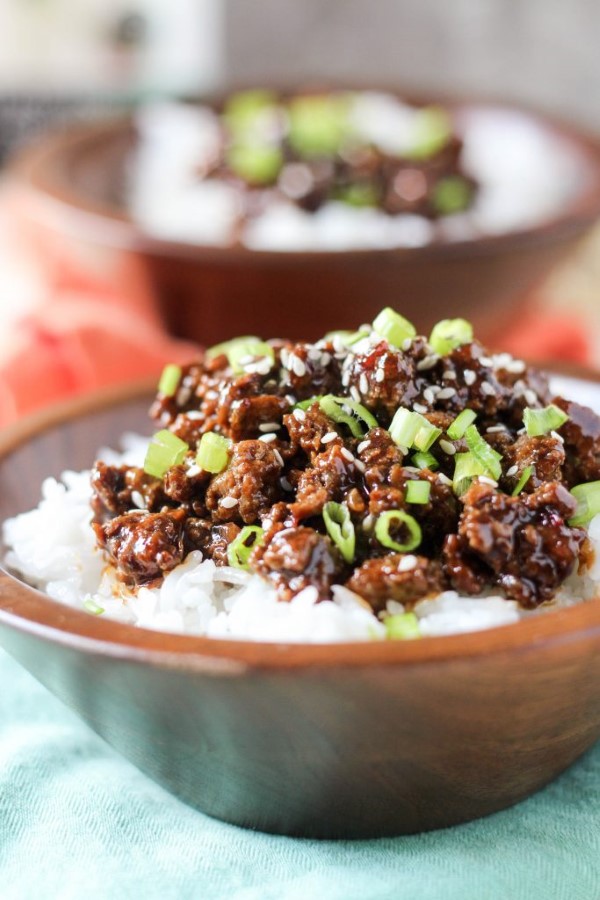 Asian Chicken Rice Bowl