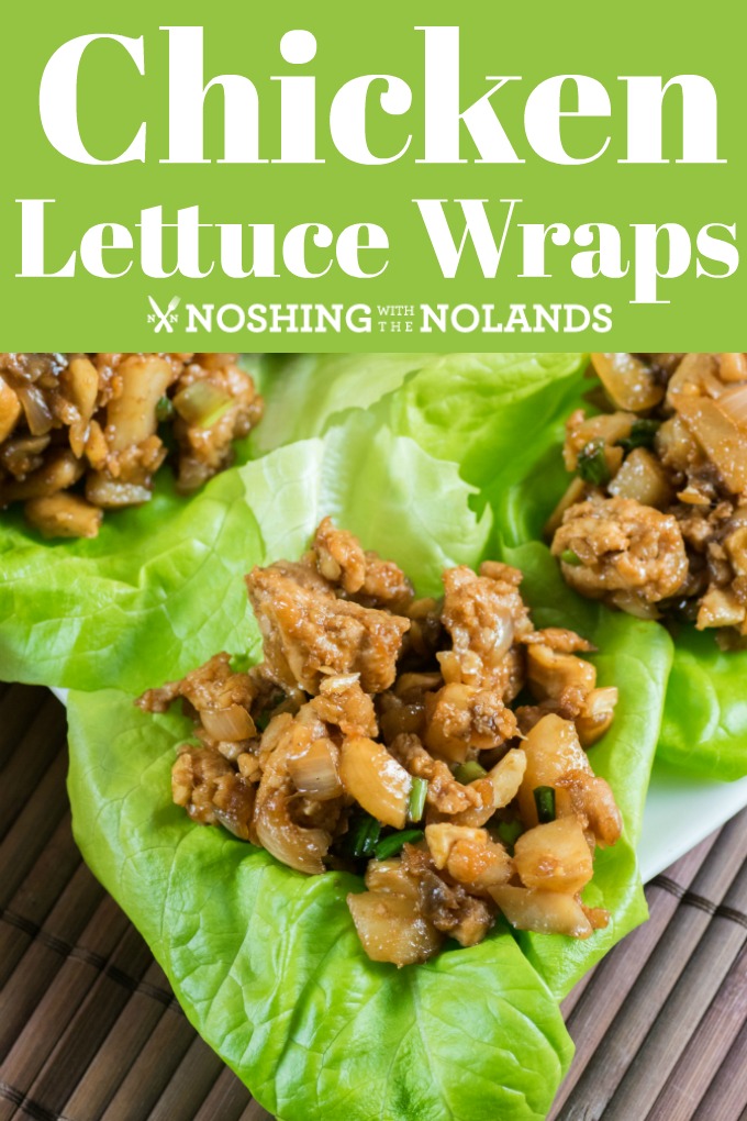 These easy and delicious Chicken Lettuce Wraps can be made up in no time for a full on flavor weeknight dinner with less carbs!! #lettucewraps #Asian #easy #weeknight #dinner