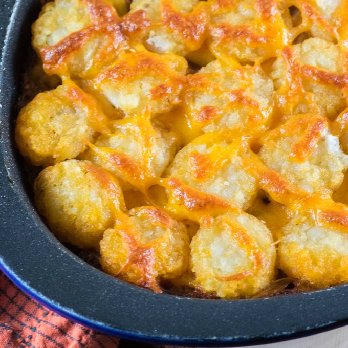 sloppy joe tater tot casserole weight watchers