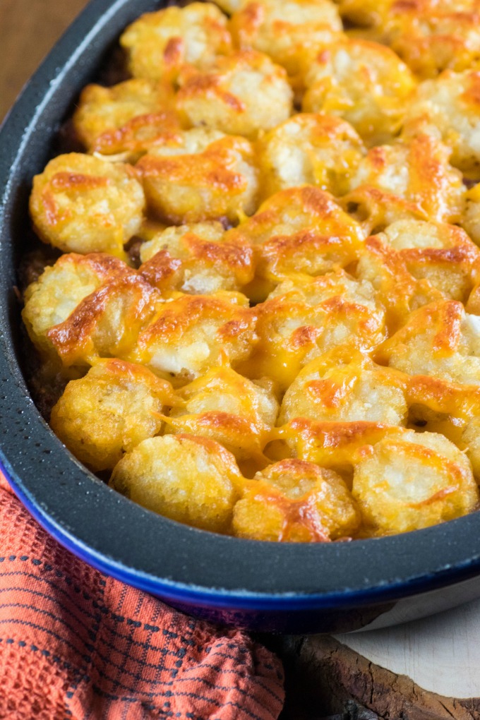 Tater Tot Sloppy Joe Casserole