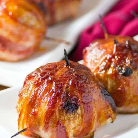 BBQ Bacon Wrapped Onion Bombs