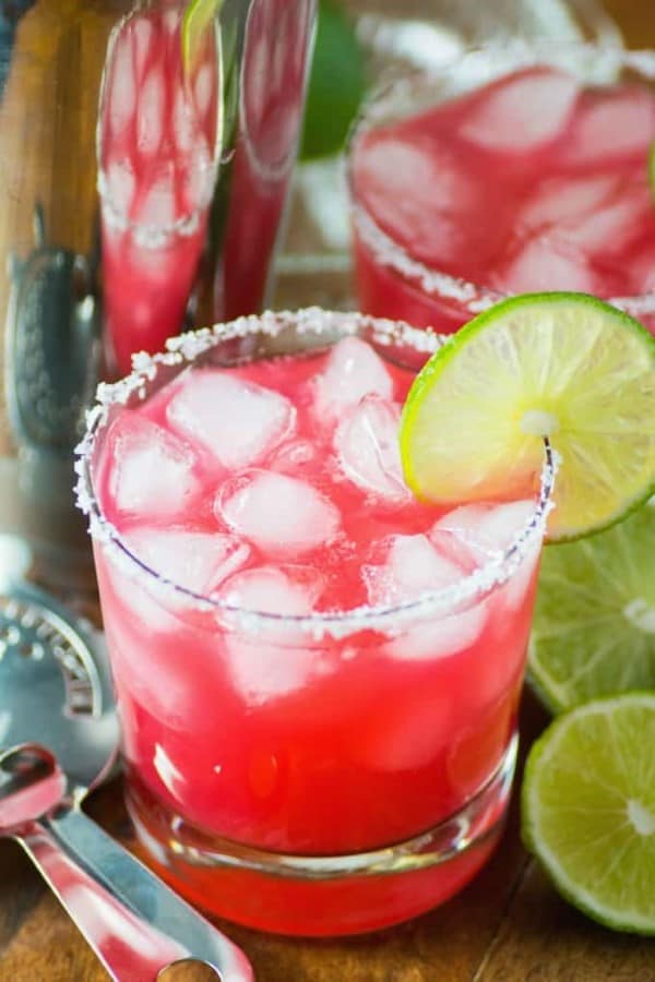 Rhubarb Margaritas from 45 Delectable Rhubarb Recipes