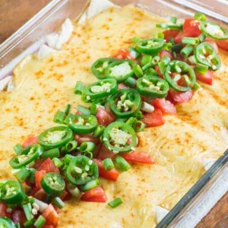 Cheesy Ground Turkey Enchiladas - Noshing With the Nolands