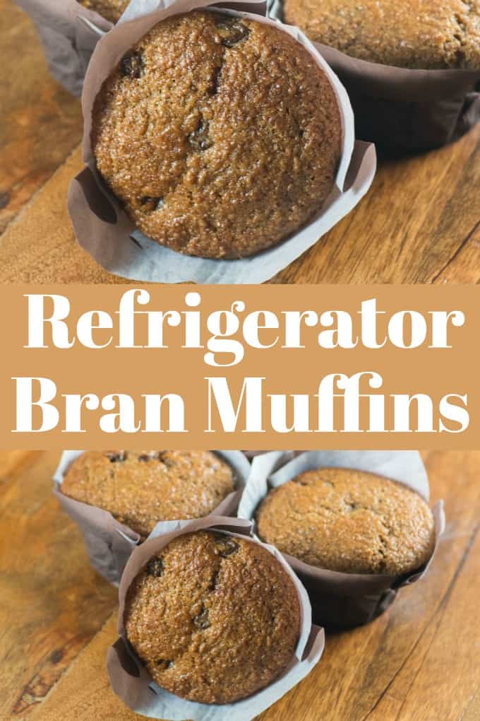 These wonderful Refrigerator Bran Muffins are ready when you are wanting a fresh hot muffin. The batter keeps up to 6 weeks in the fridge. #branmuffins #refrigerator #readywhenyouare