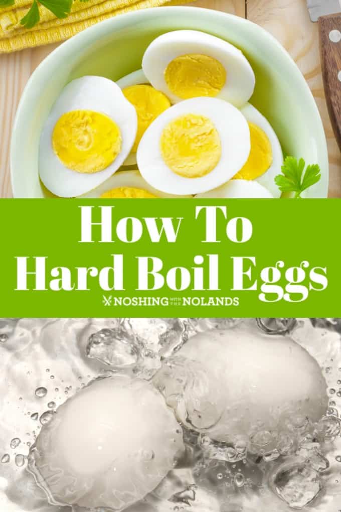How to Hard Boil Eggs is simple and easy if you follow our tips and tricks to get that perfectly cooked yolk!! #hardboiledeggs #eggs