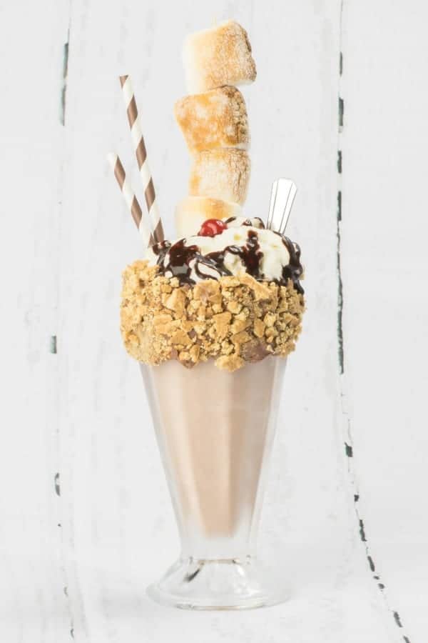 S'mores milkshake in our 21 Awesome Frozen Desserts Roundup