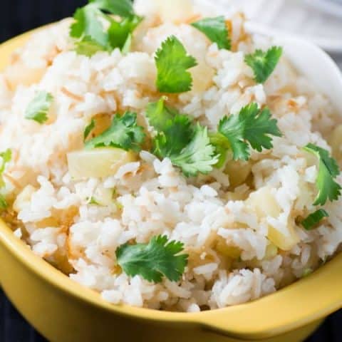 How to Make Pineapple Coconut Rice