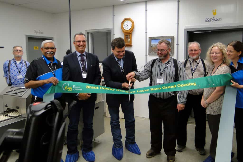 Brant Colony Celebrates Grand Opening of Net-Zero Layer Barn