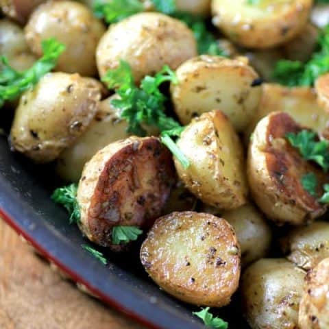 Skillet Greek Potatoes