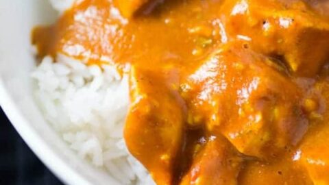 Healthy Slow Cooker Butter Chicken