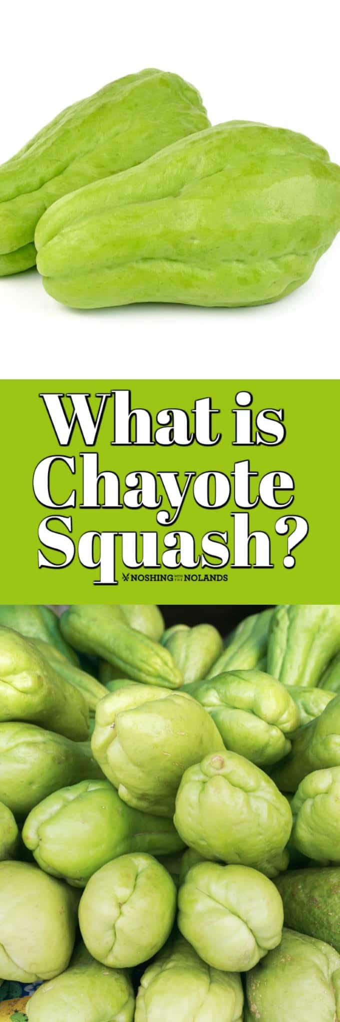 What is Chayote Squash and What Do I Do With It? Pin Close up pictures of chayote squash. 